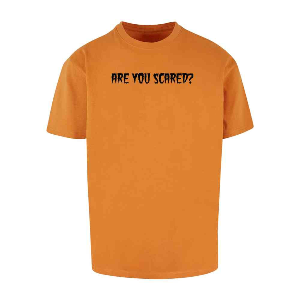 Merchcode - Halloween - Are You Scared T-shirt Homme - Orange